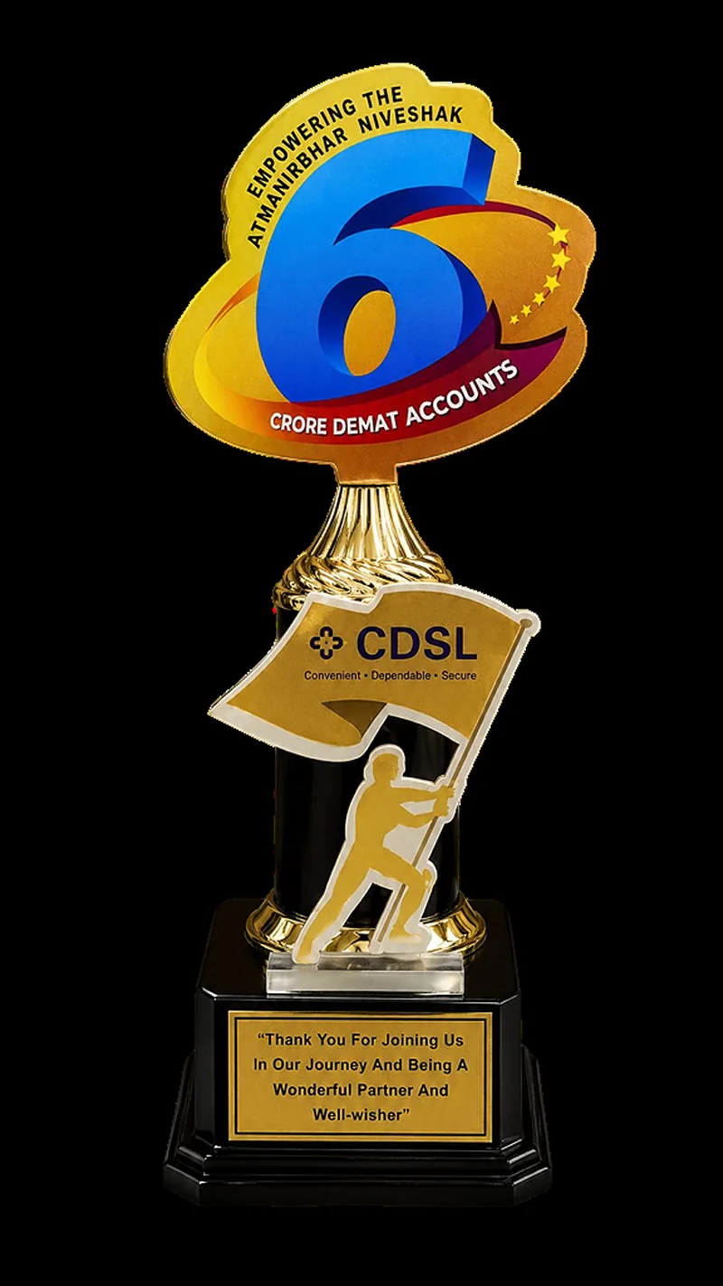 CDSL — 6 crore accounts