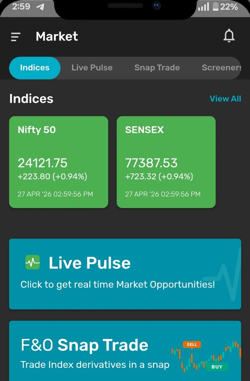 Live market data